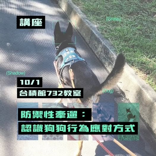 防禦性牽遛：認識狗狗行為應對方式 活動海報