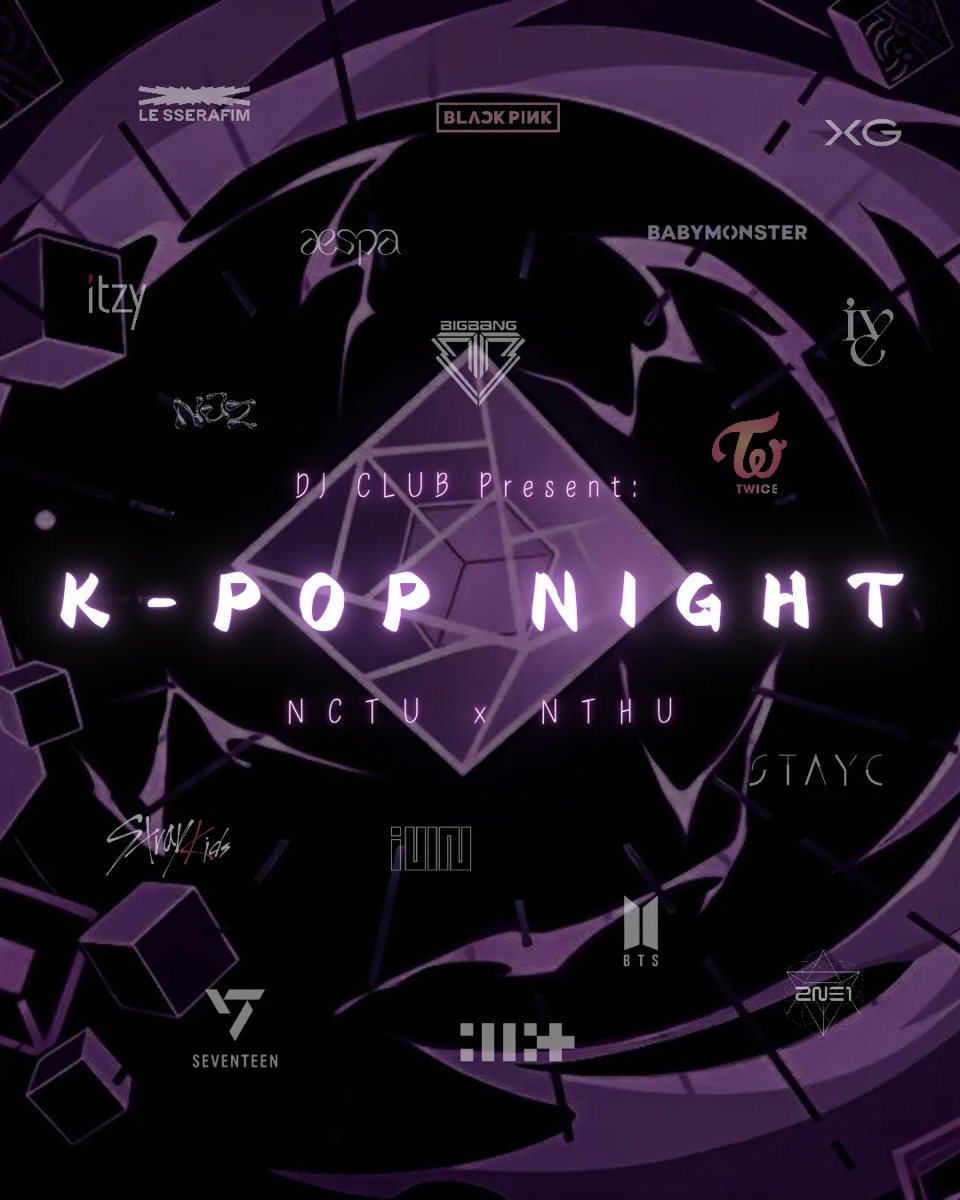 K-pop Night 活動海報