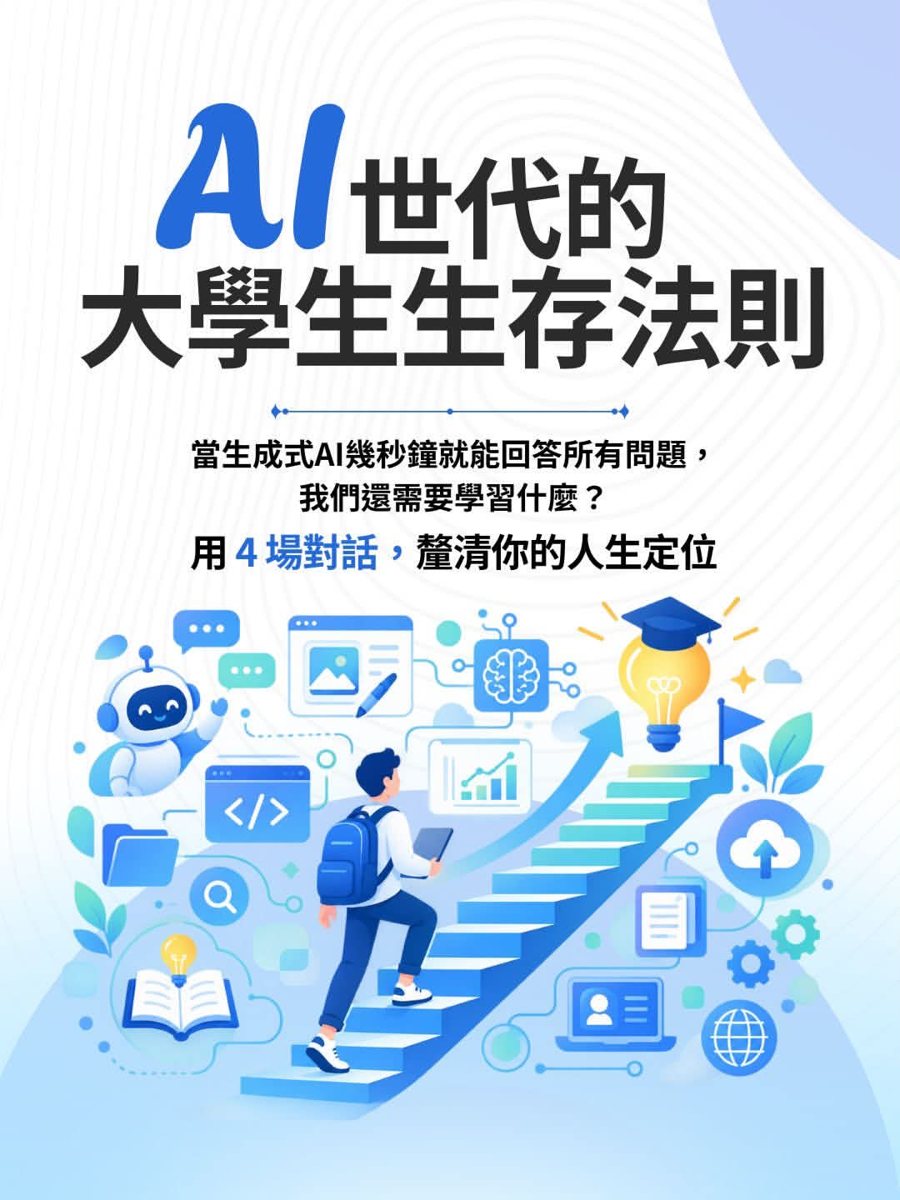 AI 世代的大學生存法則:品格 活動海報
