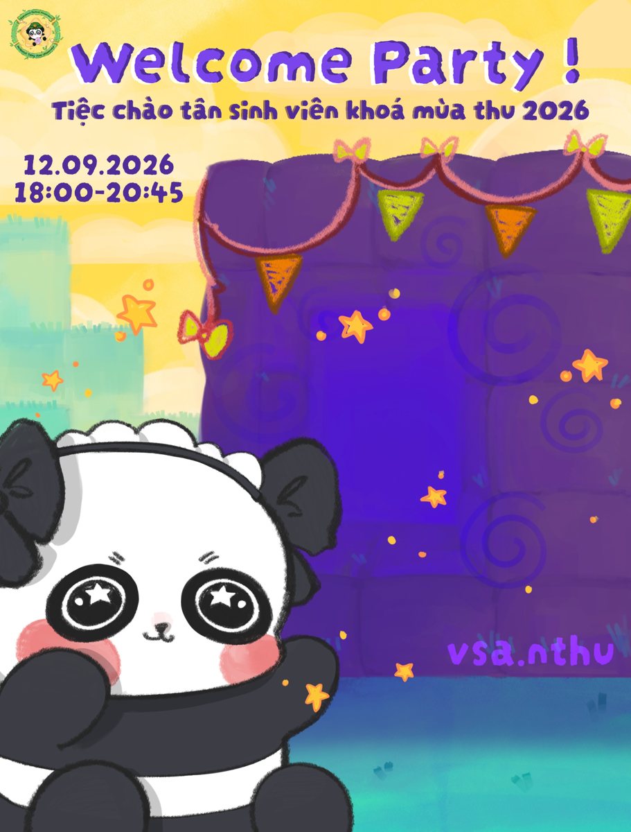 VSA 新生歡迎派對 活動海報